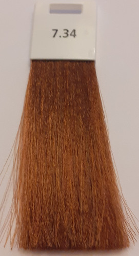 Zenz Therapy Alternative Color Краска для волос без аммиака 7.34 Medium Golden Copper Blonde/Средний золотисто-медный блонд
